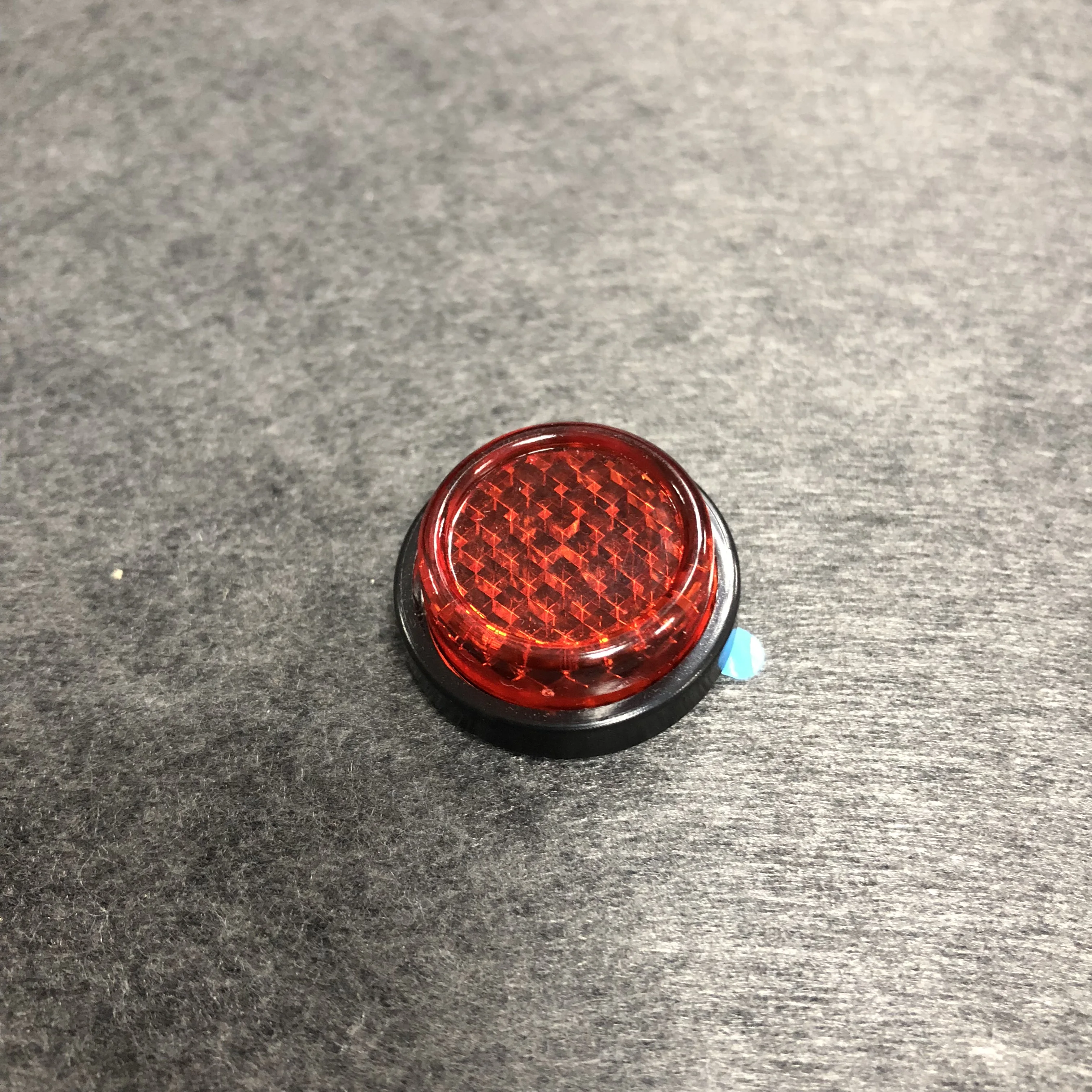 24mm Small Plastic Small Round Reflex Reflector Tape Screw Design for KM216