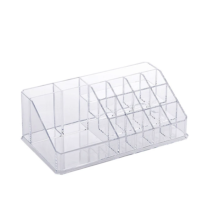 wholesale clear cosmetic  Brush Desk Organizer acrylic jewelry Make Up Storage Box Facial Mask And Lipstick Rack