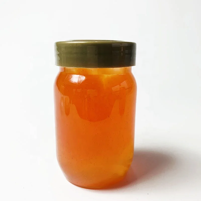 Пластиковая банка для хранения пищевых продуктов, ПЭТ, круглая широкая горловина, пластиковая банка с крышкой