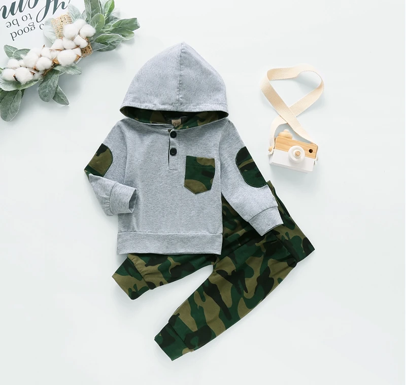 Newborn Baby Boy Clothes Little Brother Letter Print Short Sleeve Romper Pants Hat 3Pcs Outfits Set