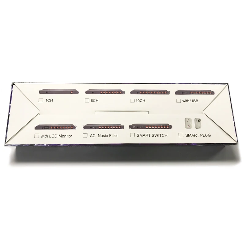 Best Price 1U Rack PDU US Socket PDU 10 Ports Switching Power Distribution Unit