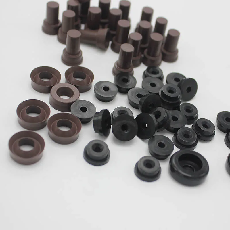 custom molded pump mechanical rubber seal silicone rubber plug parts