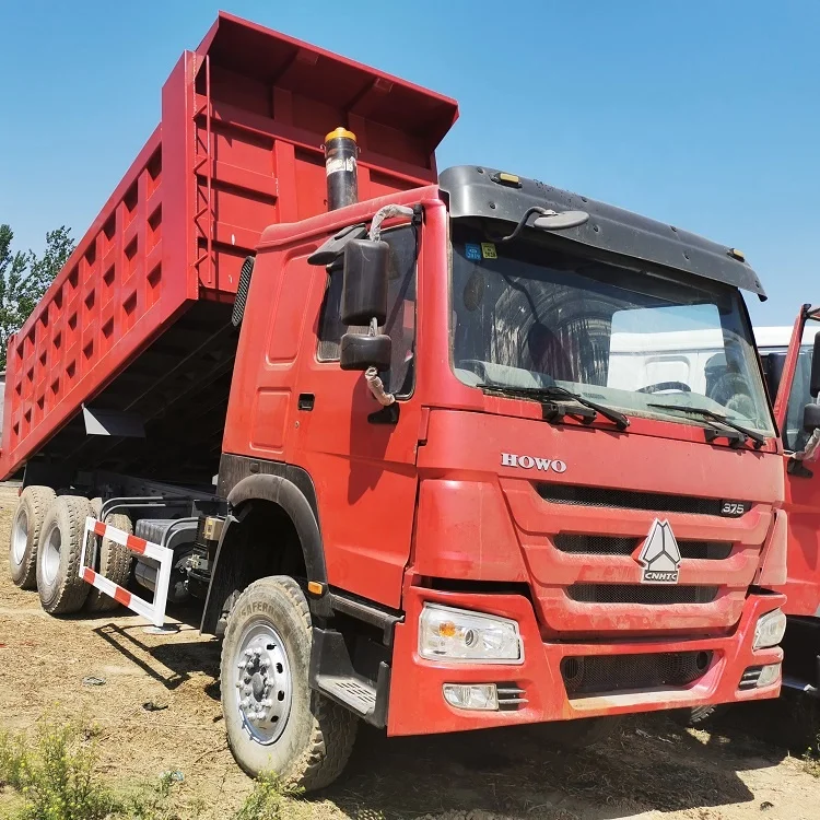 Fairly Used Second Hand China Sinotruk HOWO 6x4 Heavy Duty 371HP LHD Dump Truck
