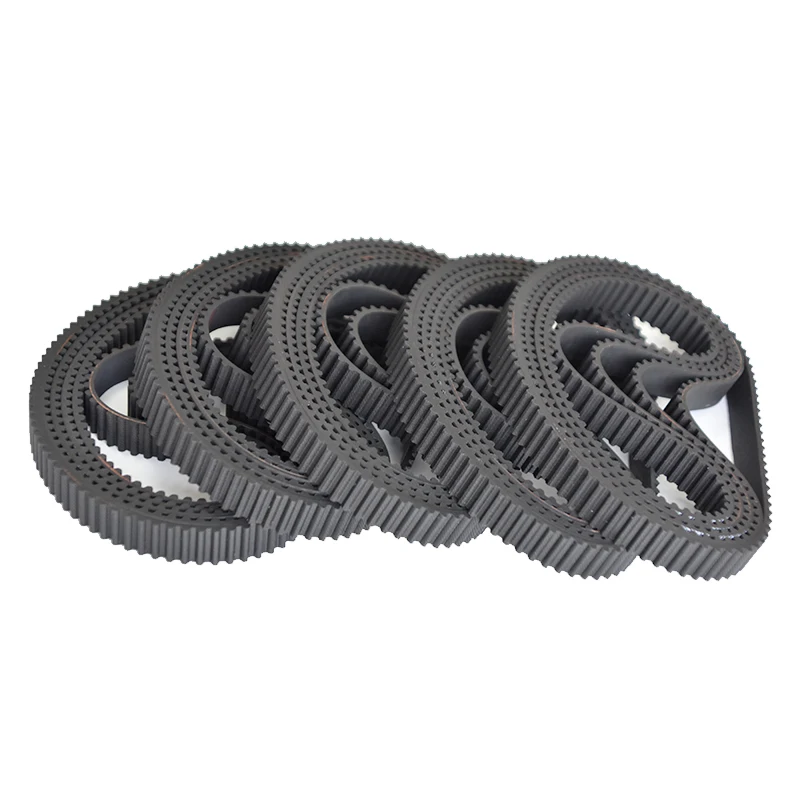 Factory price industrial single-sided toothed belt black rubber synchronous belt S5M timing belt