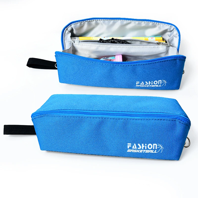 Portable multifunctional simple pencil bag net red Korean version unfolding storage bag school student pencil bag wholesale