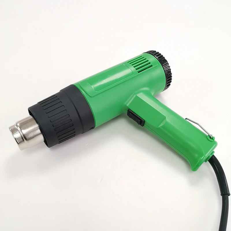 Maquina de pistola de calor con soplador de aire caliente retractil de 1500W