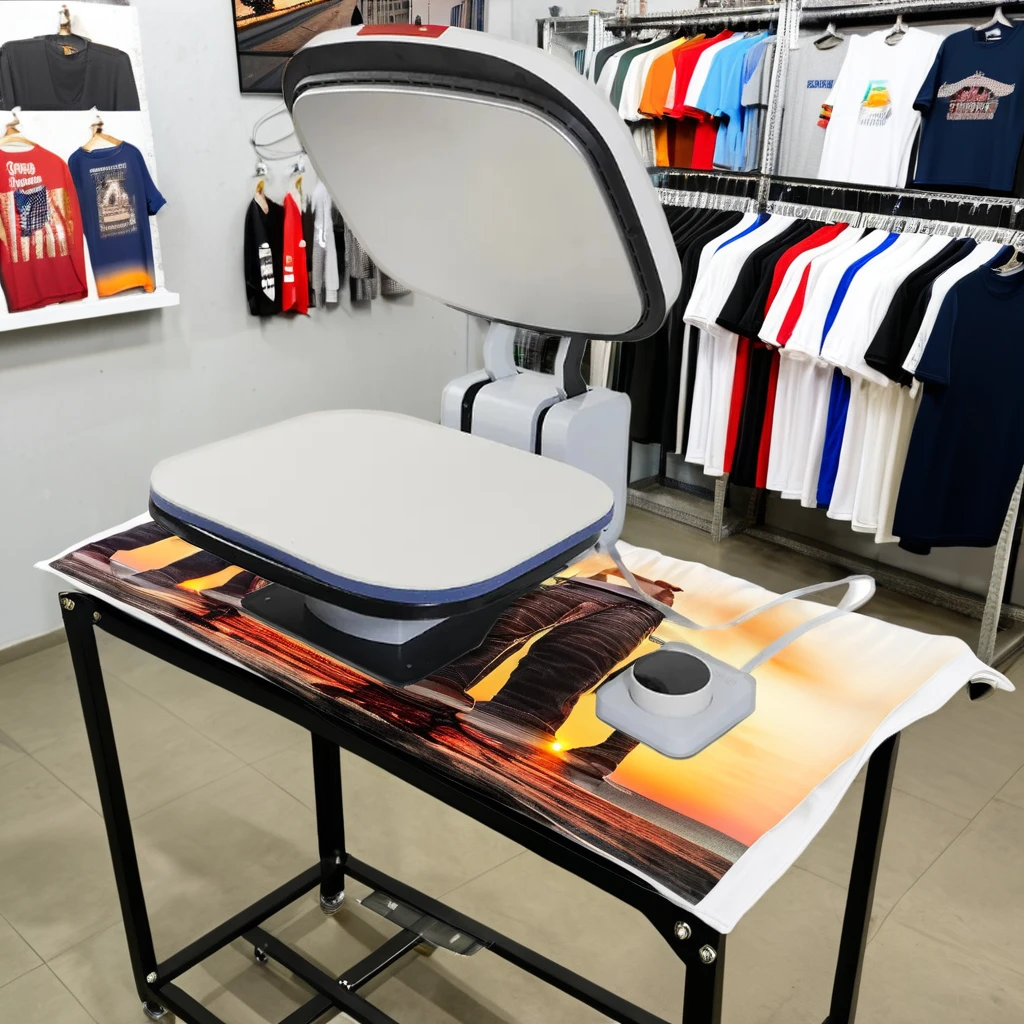 Erasmart Machine Custom T shirt Heat Transfer Printer Heat Press Machine For Mug/Hat /bottle/shoes