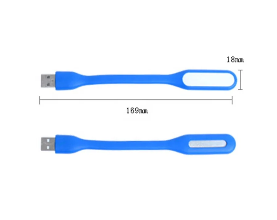 2022 New Mini Creative USB LED Book Light Flexible Foldable USB LED Lamp for Power Bank for Computer Notebook for xiaomi