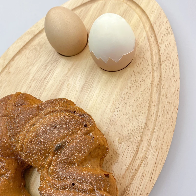 Homsense Manufacturers Wholesales Best Selling Products Wood Breakfast Board Bamboo Breakfast Egg Board