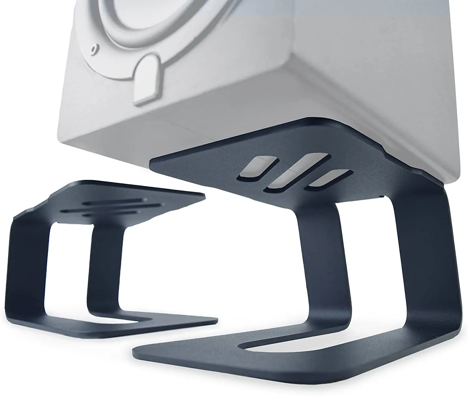 Metal table Speaker Stands Pair Bookshelf studio speaker stand for Better Audio Experience