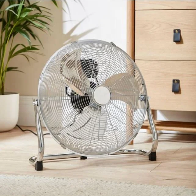 New High Speed Powerful Motor Big Portable Industrial Metal Floor Stand Fan Blower for Storage Room Warehouse Cooling