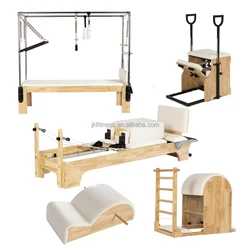 Half an elevated Trapeze Pilates Reformer Most Popular Body Building Yoga pilates Maple oak wood for home gym