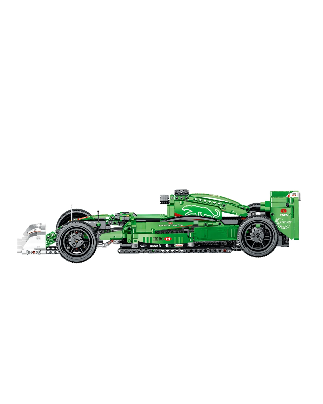 MORK 023008 лидер продаж 1:14 зеленая F1-R5 модель автомобиля конструктор подарок для мальчиков 1099 шт. строительные игрушки