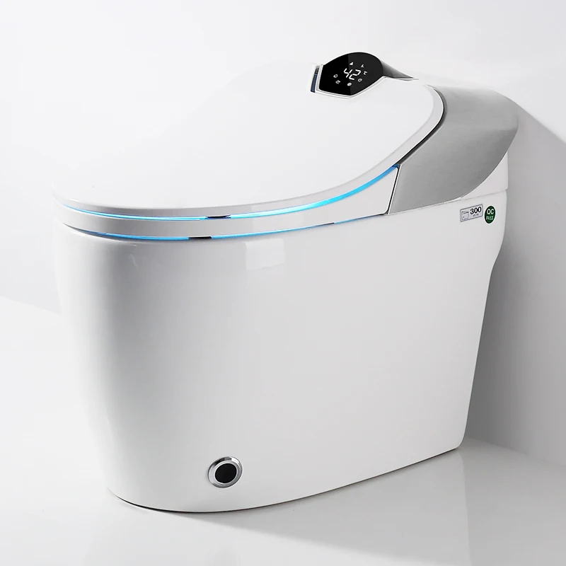 Wholesale multi-function ceramic luxury bathroom smart wc toilet  S trap siphonic intelligent toilet commodes