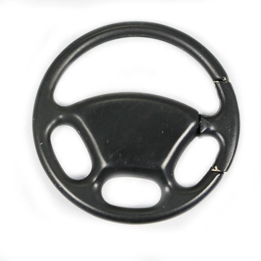 Custom logo mini Car Steering Wheel emblem for promotional Keychain
