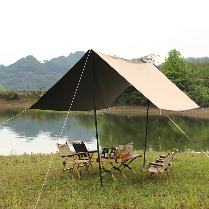 Outdoor Fly tarp Camping Canopy Outdoor Picnic Uv50+ Protection Sunshade Fishing Bbq Shelter Tarp Beach Tent