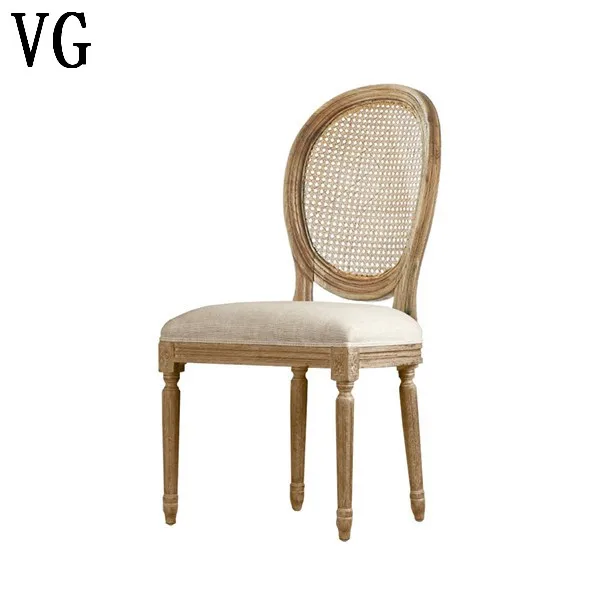 High quality wooden classical individual comedor chair oval back restaurant dining chairs modern