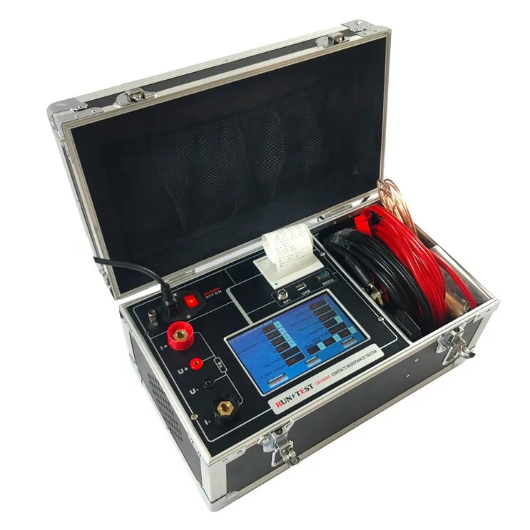 Circuit Breaker Resistance Tester Switch Loop Resistance Meter Micro Ohmmeter Contact Resistance Tester