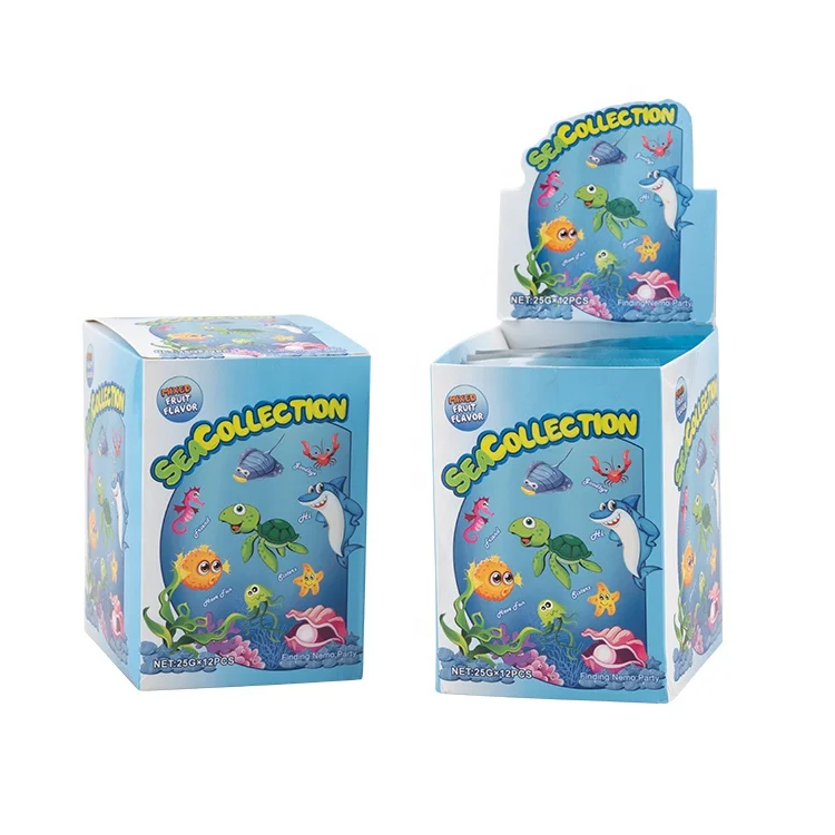 caramelos Vegan Sugar Free Sea Animal Shape Fruit Flavor Compressed Jelly Candy For Children Gift Halal Vegan Friendly