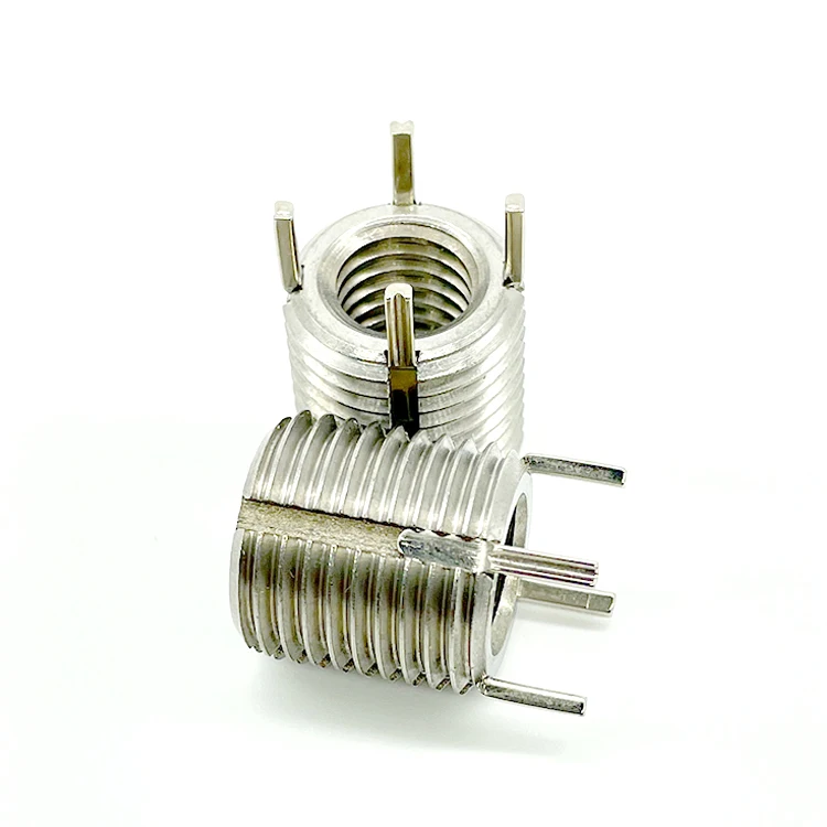 External Threaded Inserts M12 M14 Stainless Steel Key-Locking Thread Inserts for repairing thread