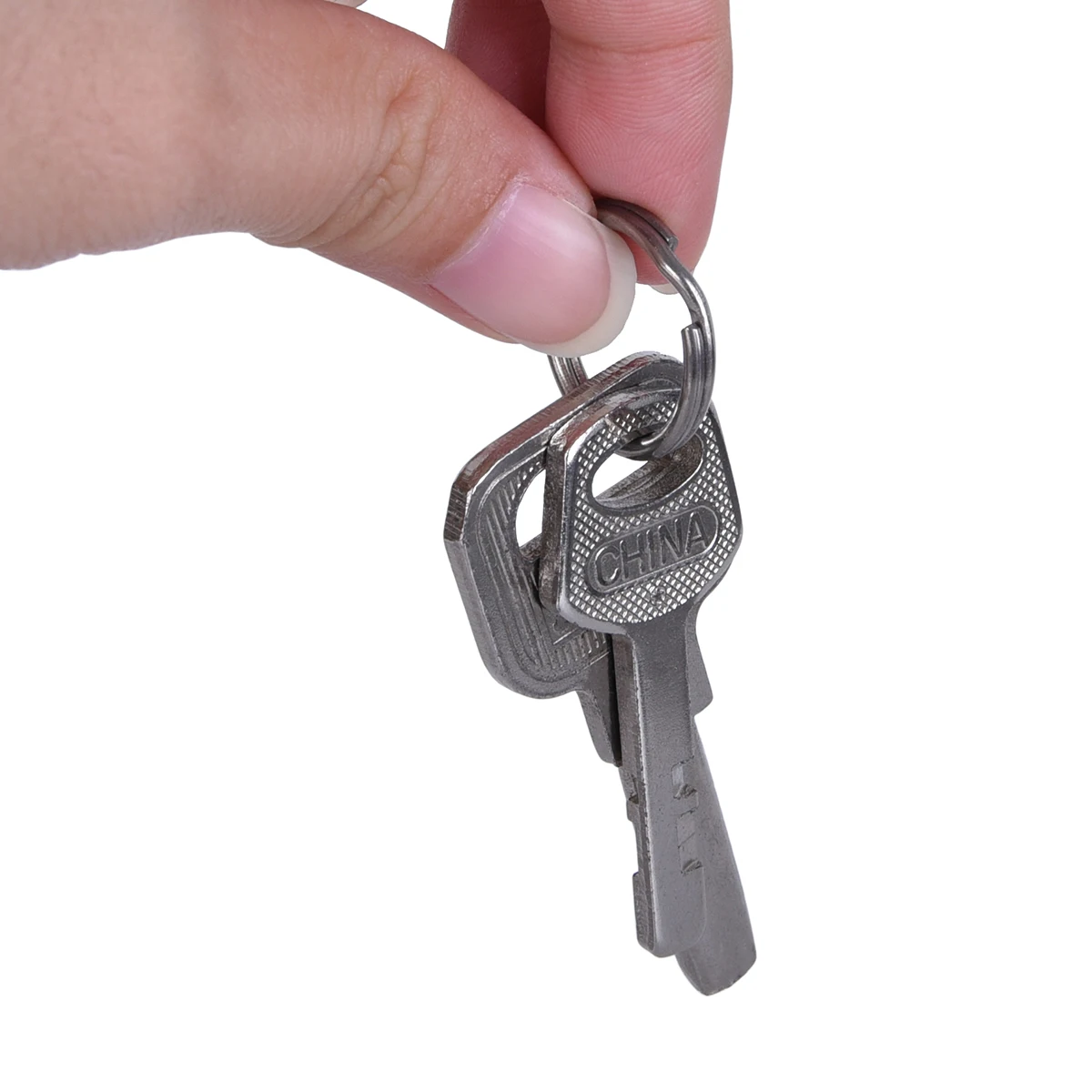 Boundless Voyage  Ti Key Ring  EDC Key Ring Circle Accessories Titanium Keyring Ti Metal Split Keychain