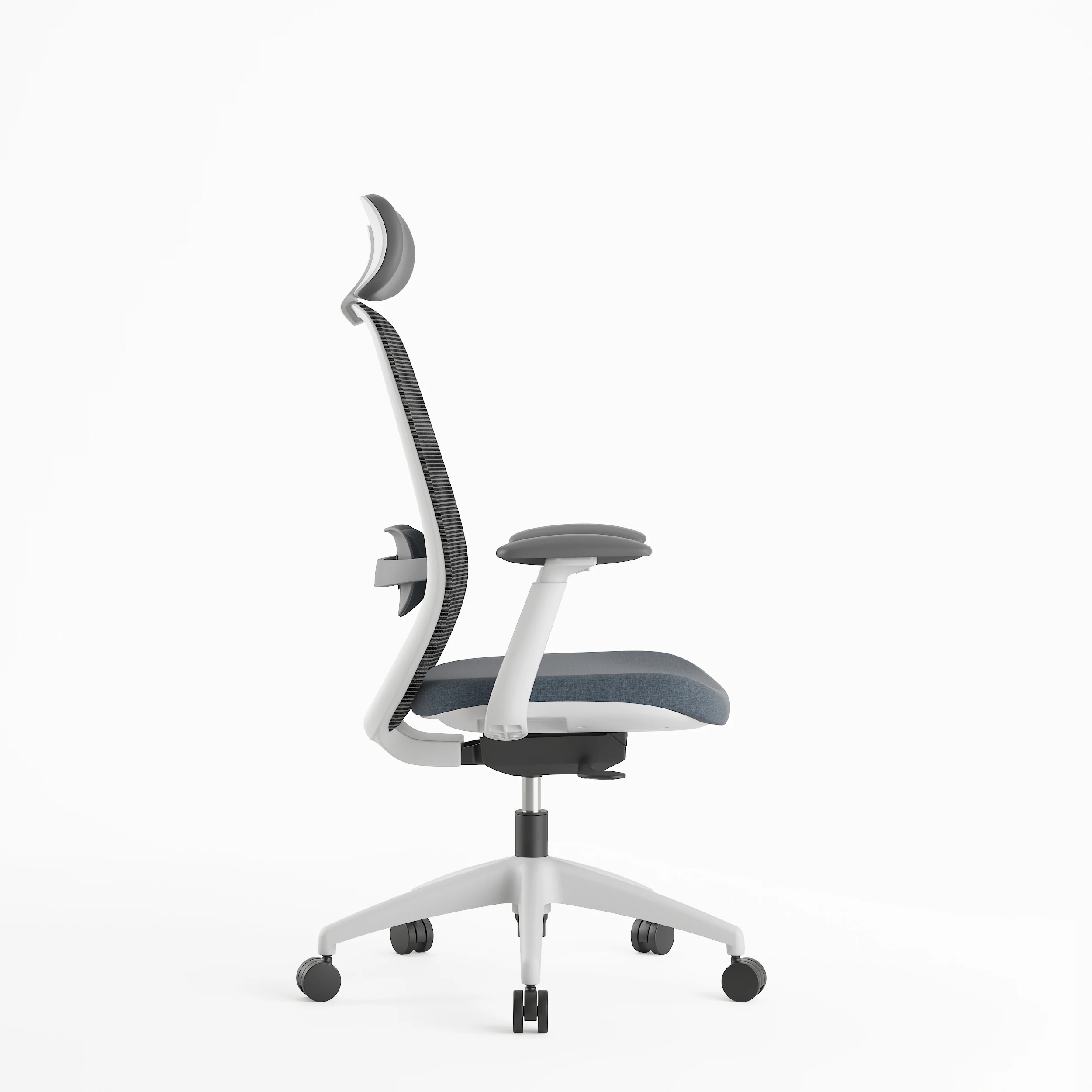 Modern Luxury High Back Mesh Office Chair 4D PU Armrest Home Computer Executive Swivel Ergonomic Office Chair