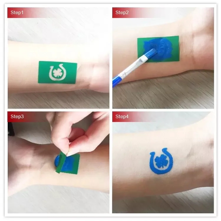 2022 New arrival hot selling tattoo stencil body painting body art stencils