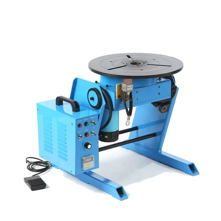 50Kg Stainless Steel Pipe Welding Table with 200mm Adjustable Chuck Rotary Welding Positioner Core Motor Component