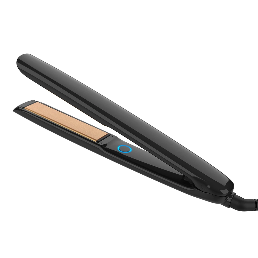 New product 2021 hot sale LCD display flat iron nano titanium hair straightener professional electric portable hair straightener