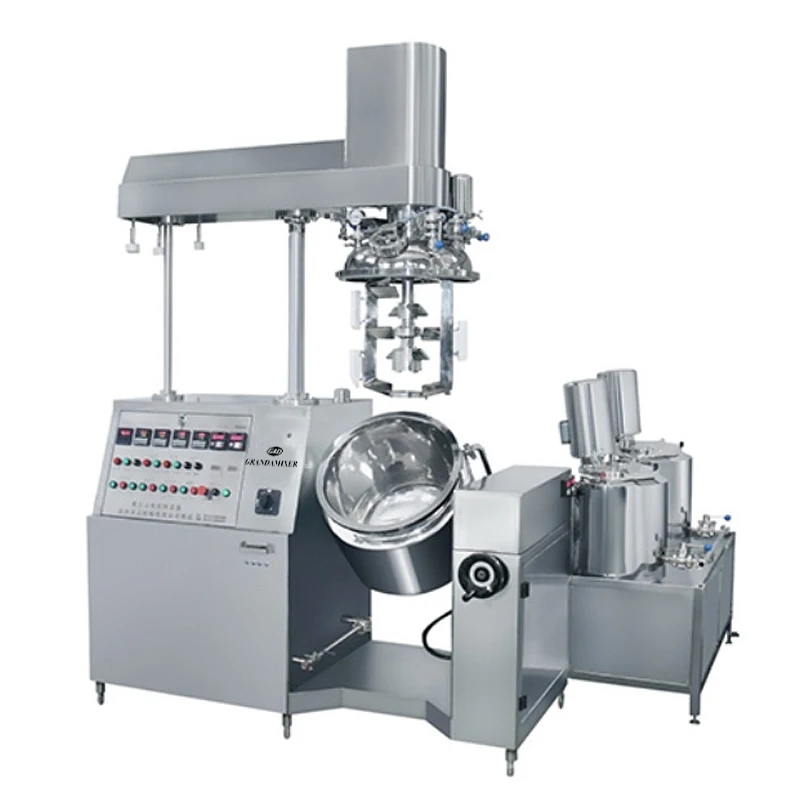 High shear homogenizer cream mixer vacuum emulsifying wax cosmetics making machine for lotion emulsifier