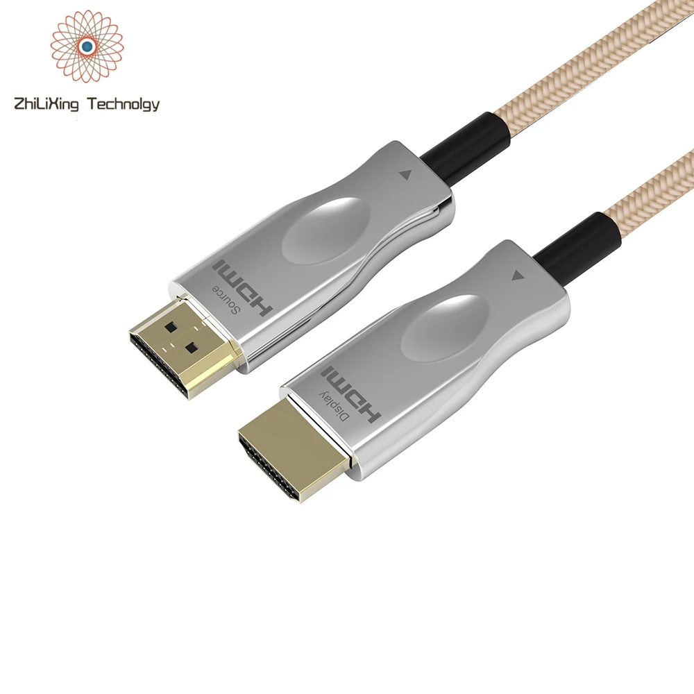 high quality awm high speed 40 meter hdmi cable 4k gold plated combination hdmi aoc cable rohs hdmi cable repeater support hdcp
