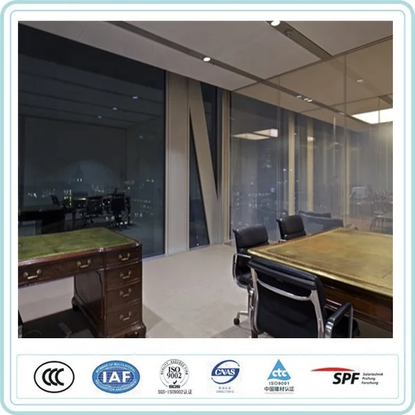 Blue Electrochromic PDLC Privacy Film, Self Adhesive Smart Glass Film ,Switchable Glass
