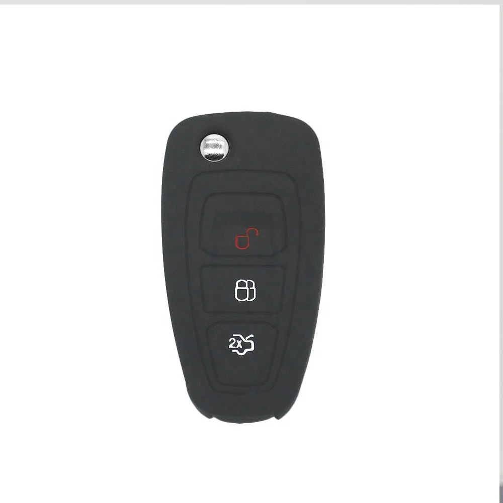 Car key cover soft silicone  car remote cover for Ford