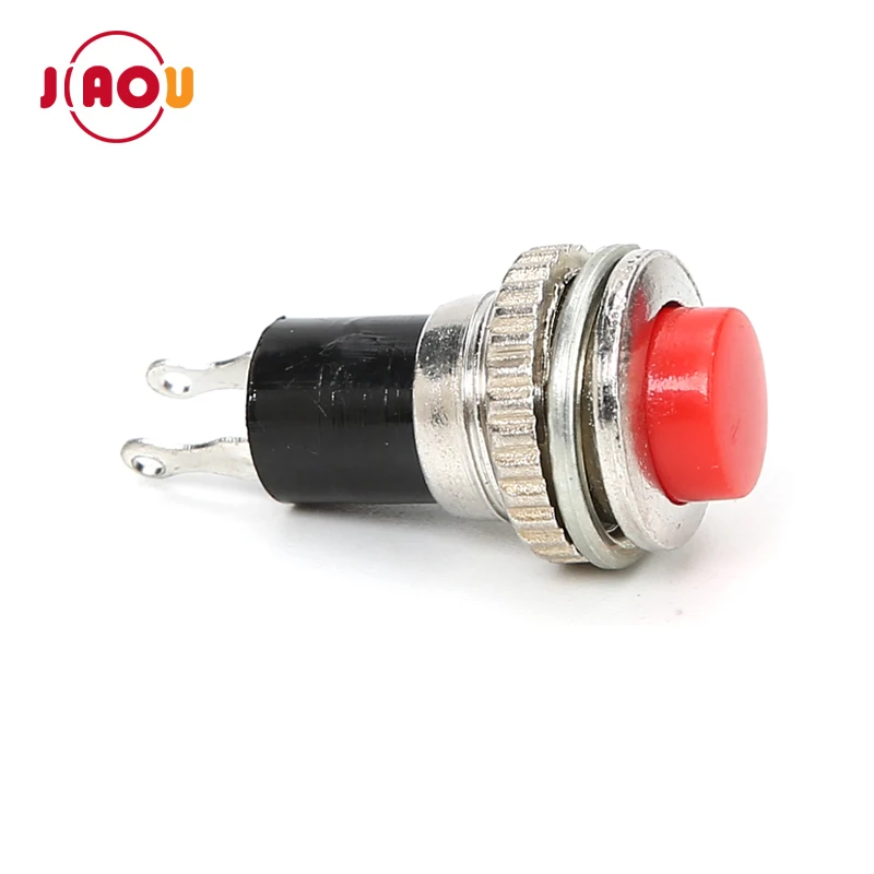 JIAOU YUEQING 10mm 2 Pin  Push button Switch DS-316