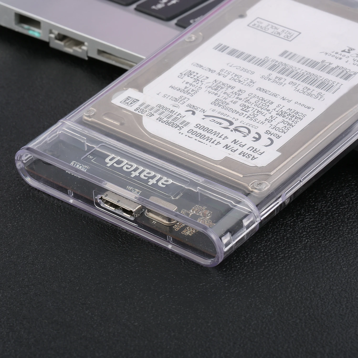 Transparent External Box Sata Usb 3.0 2.5 Inch Sata Hdd Enclosure Hard Disk Case 10tb Hard Disk Enclosure