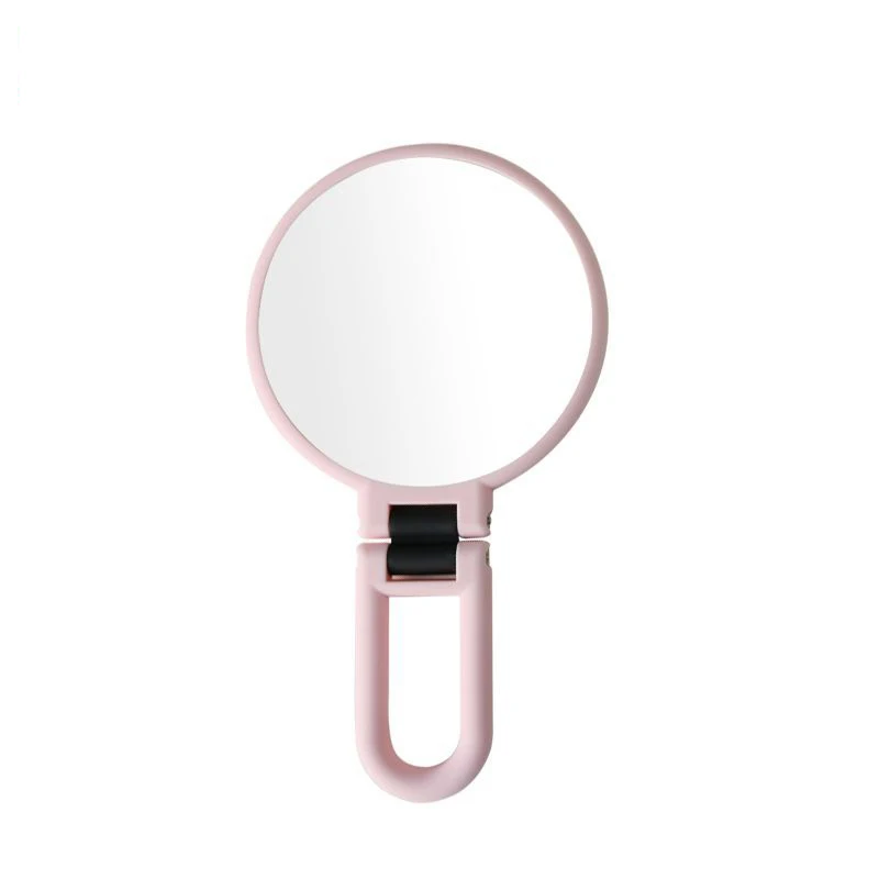 Cute Circle Small Mirror For Purse Hand Held Make Up Mirror Espejos De Mano Handheld Compact Pocket Hand Vanity Makeup Mirror