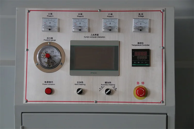 QDLW pvc foil vacuum membrane press laminate machine for paper veneer plastic door cabinet for woodworking