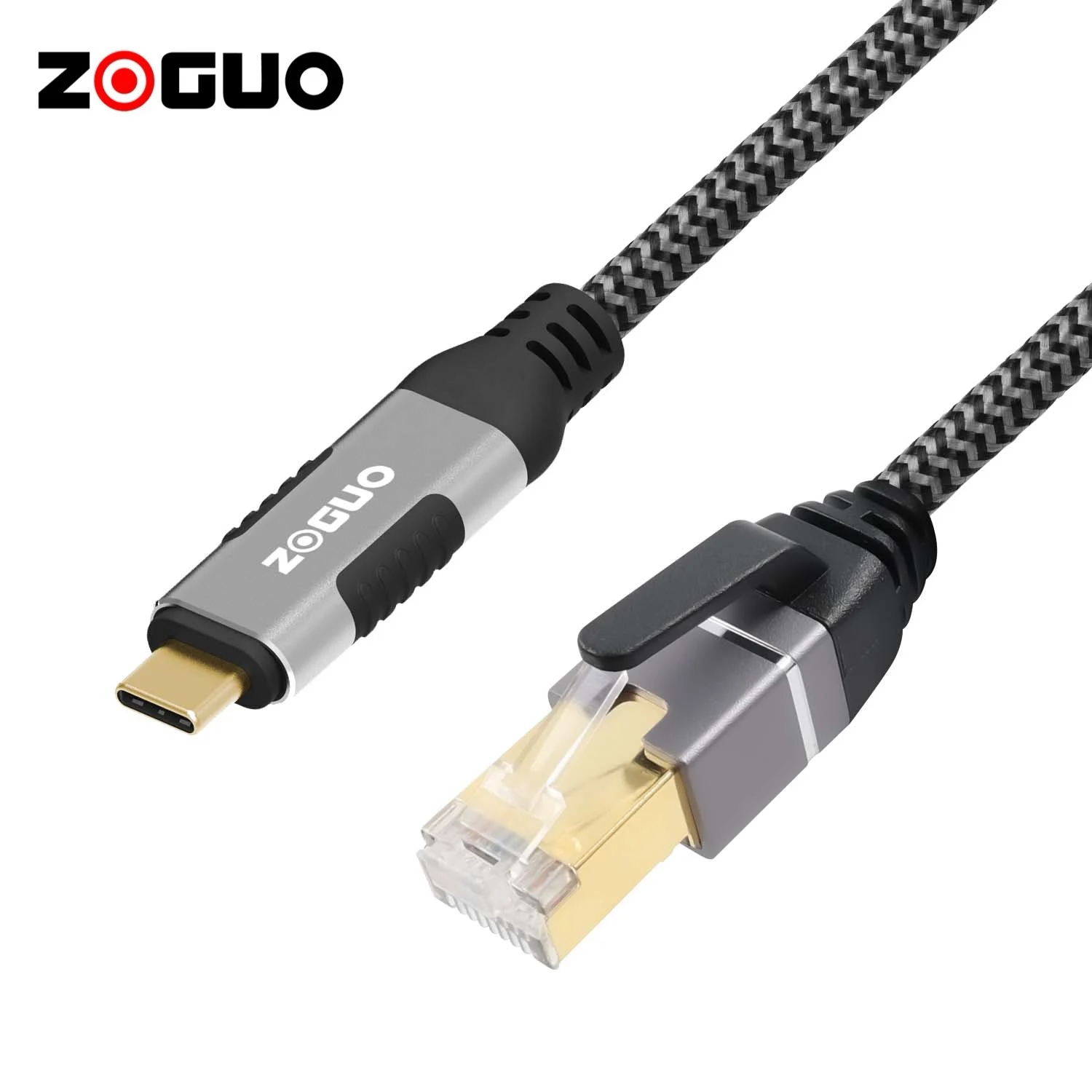 Адаптер Ethernet с разъемом USB Type-C на RJ45 поддержка 1000 Мбит/с для телефона и ноутбука куртка из ПВХ экранирующая оплетка папа-папа
