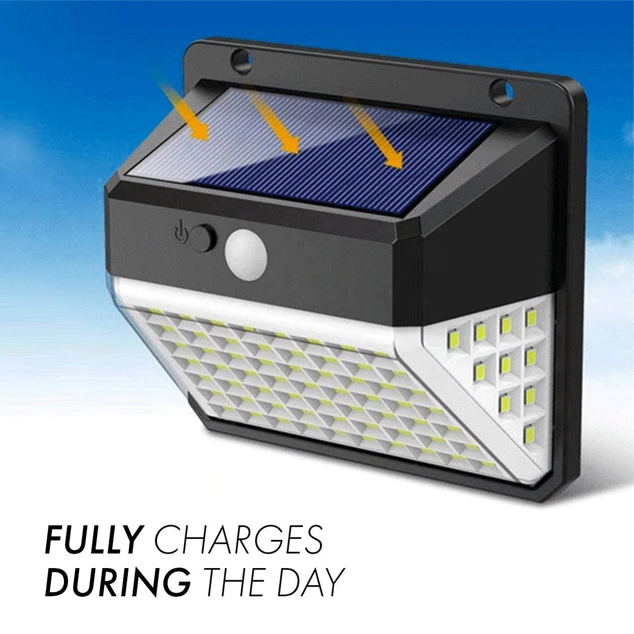 Solar Outdoor Lights Upgraded 84 LED 3 Modes Motion Sensor Security Lights 270 Wide Lighting Angle IP65 Waterproof