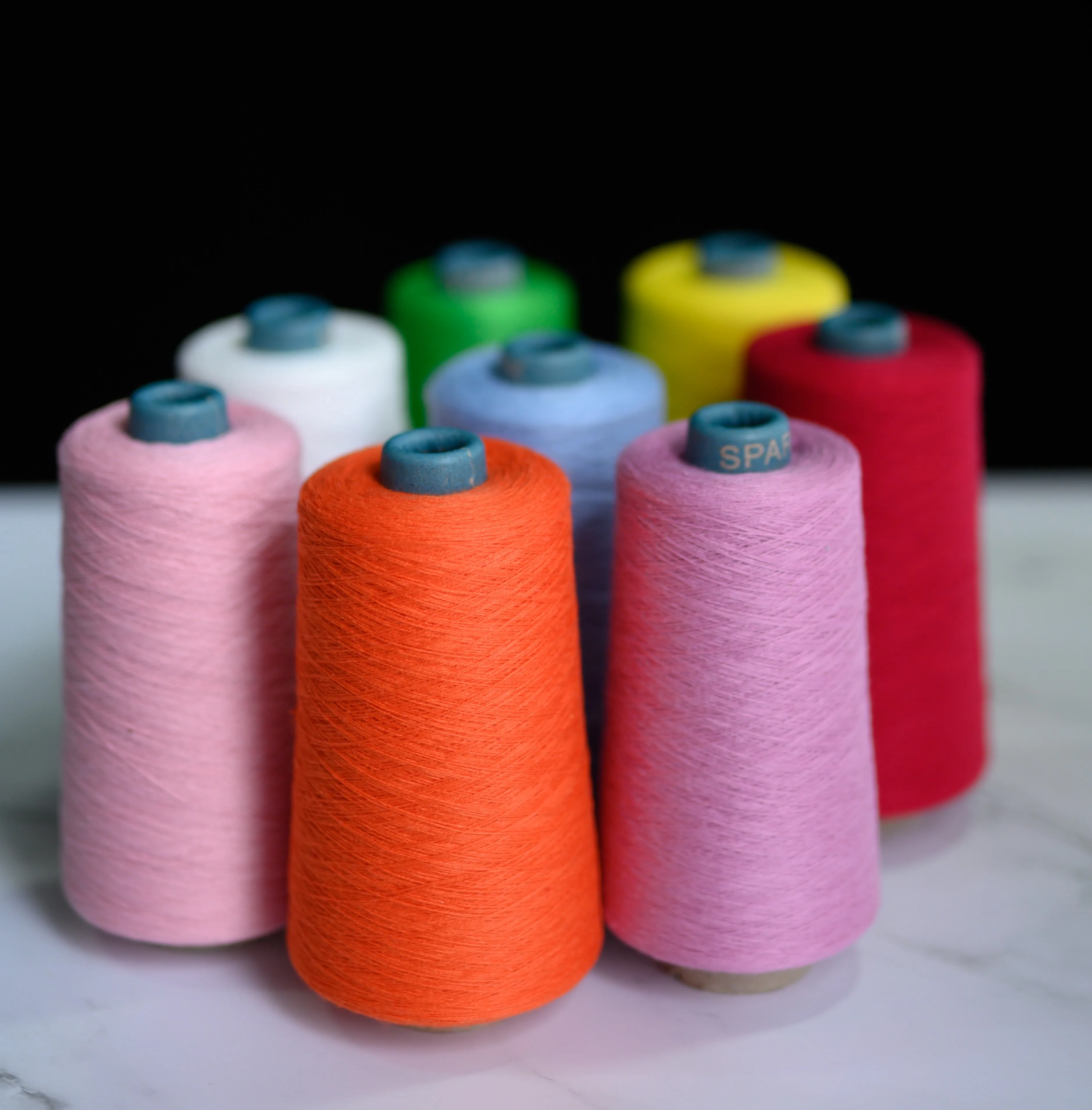 100% Dyed Core Spun Yarn 50% Viscose 22% Nylon 28% PBT sweater fashion yarn