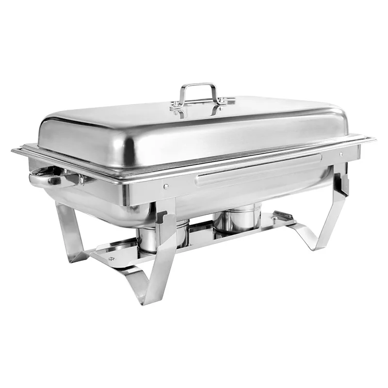 High Quality Foldable Hotel Restaurant 9.0L Stainless Steel Buffet Chafing Dish