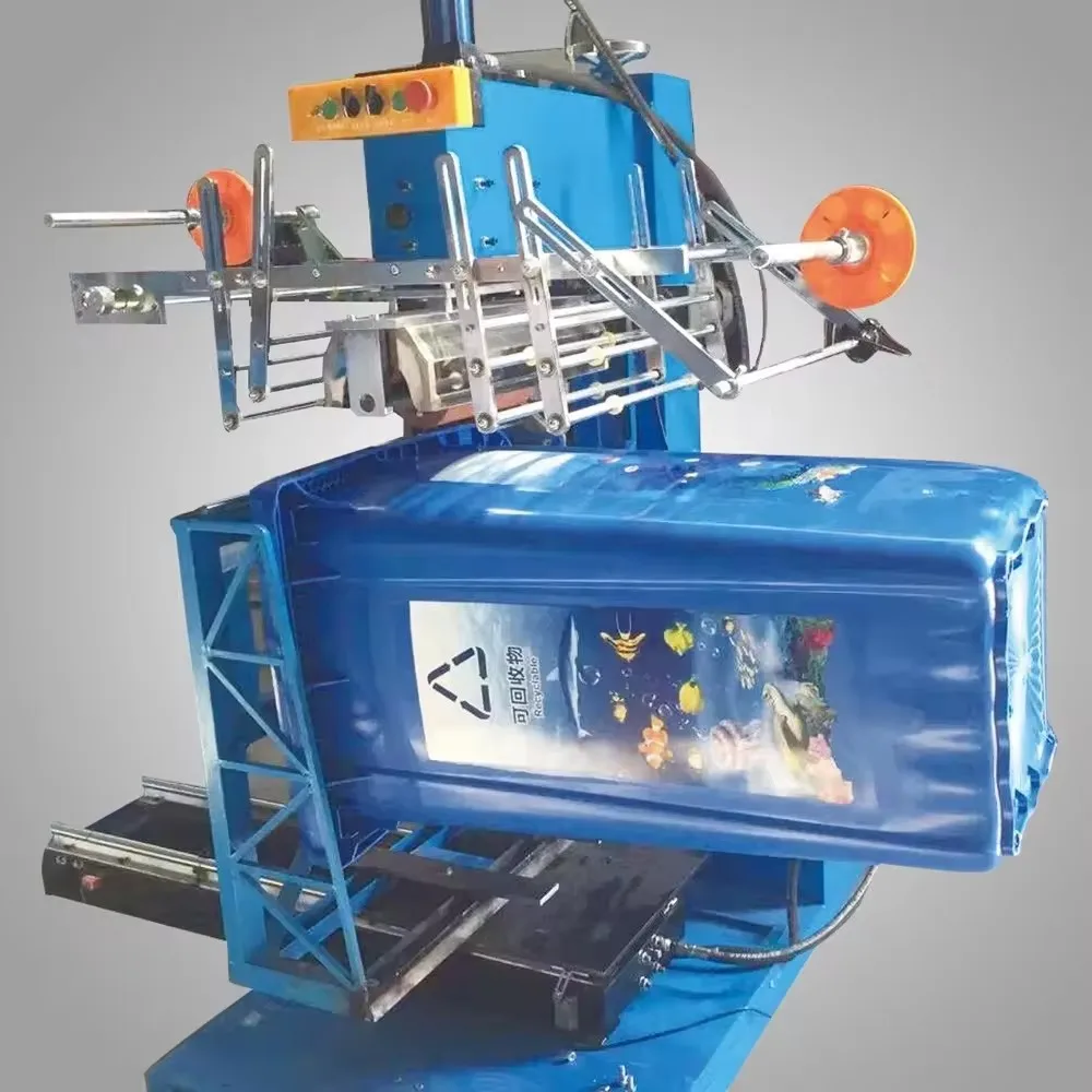 semi-automatic heat transfer machine for plastic bucket heat press transfer machine