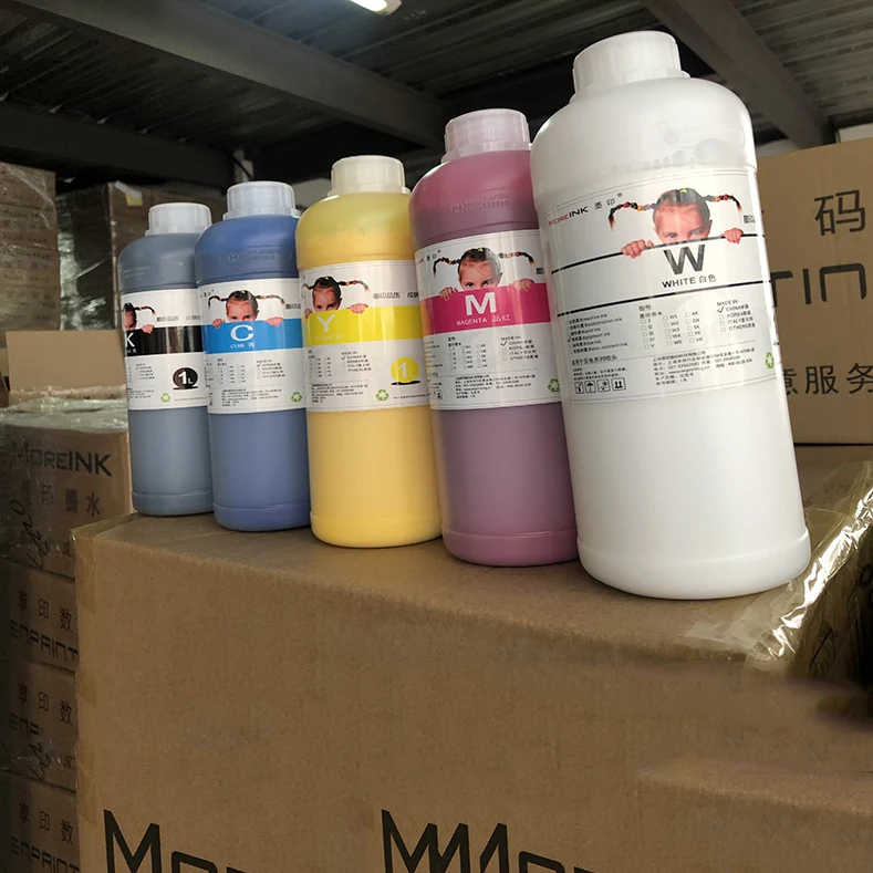 bright colors Textile Pigment ink CMYK White Ink 60cm DTF Printer Powder Shaker Machine for heatTransferring on Shoes T-shirt