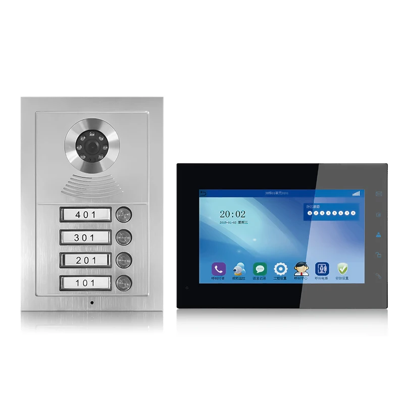 Bell Camera Doorbell Outdoor Face Recognition Smart Doorbell Intercom Wifi Sip Video Door Phone