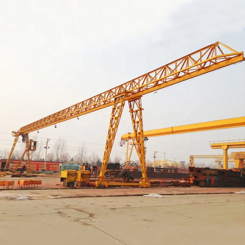 China Professional 10 Ton 15 Ton 20 Ton 25 Ton Truss Type Single Girder Rail Gantry Crane Manufacturer