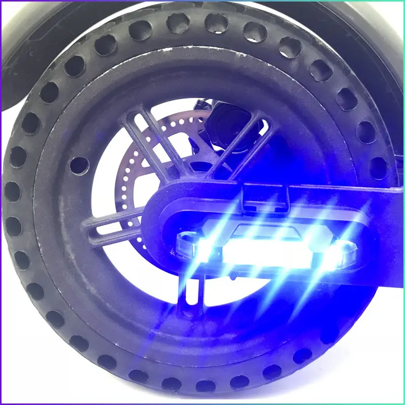 RTS Scooter Warning Light Night Safety Warning Lights LED Flashlight Strip Light for Xiaomi M365 Electric Scooter Accessories