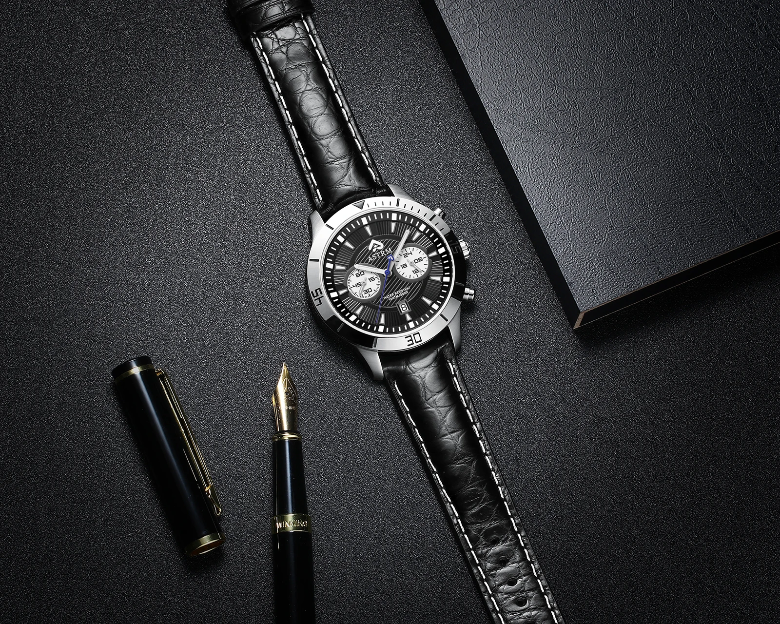 Busigness stainless steel watches  Japan quartz movement man watches silicone japan movement quartz watches