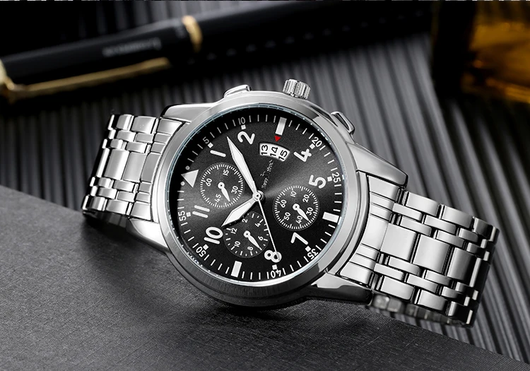 Chinese Wholesale Business Watches Waterproof Fashion Quartz Wrist Watch for men