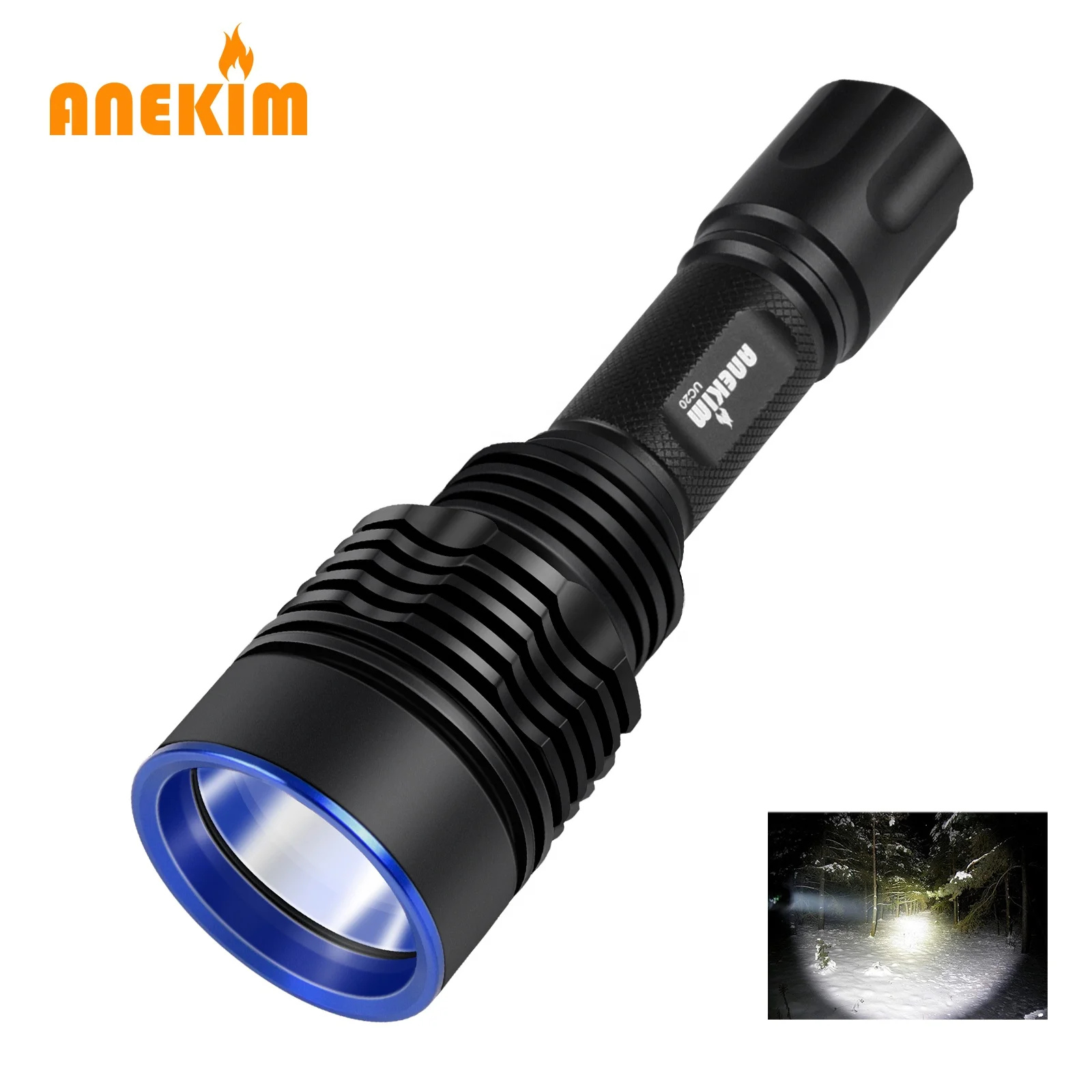 ANEKIM UC20 Tactical with KW CSLNM1.TG, SFT40, SST40 XML2 18650 Torch Weapon Portable Zoom LED Linternas Waterproof Flashlight