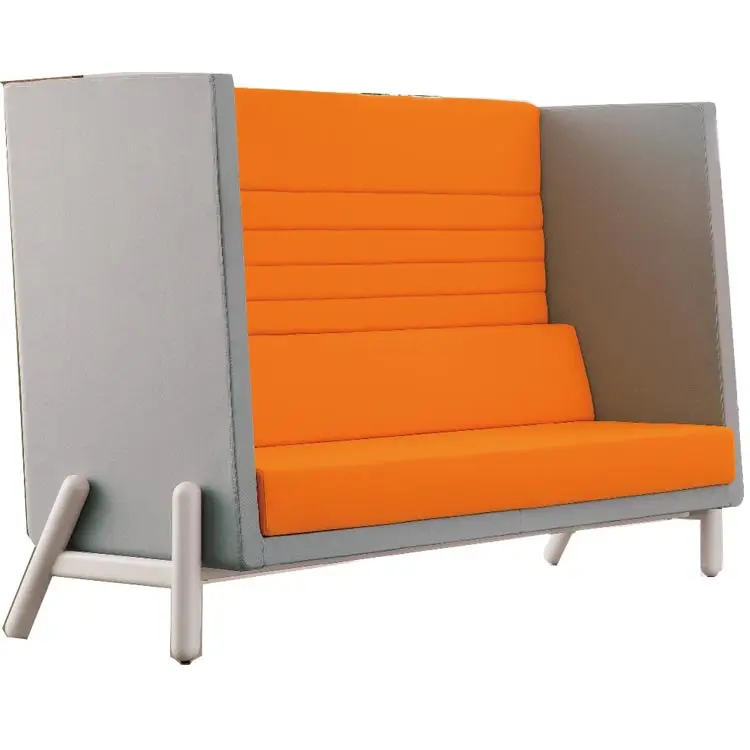 Новый модный офисный диван, звукоизоляционные разделительные диваны, двухместные диваны для офисной стойки